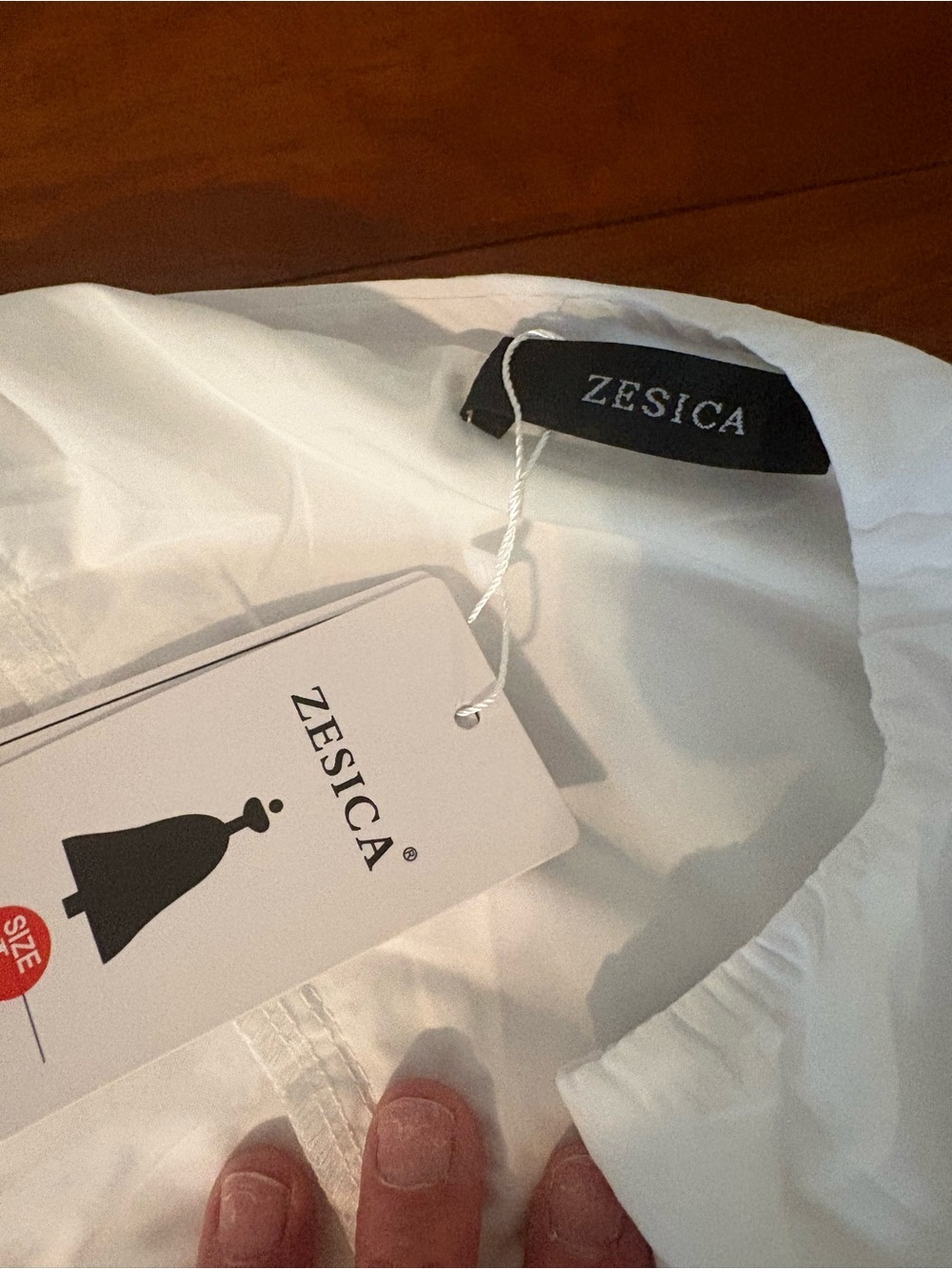 NWT White One Shoulder Ruffle Mini Dress ZESICA L - Picture 2 of 9